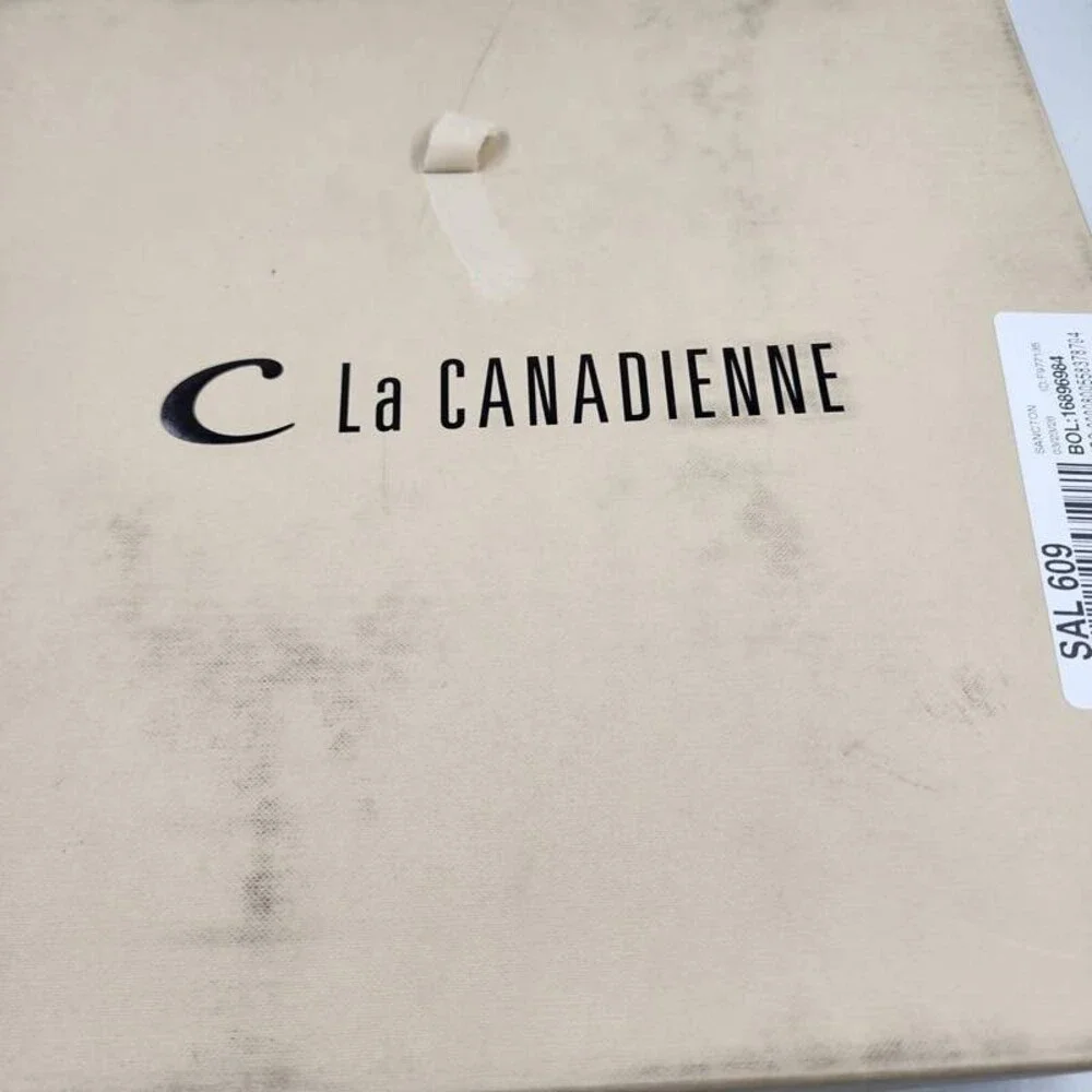 La Canadienne Sancton Waterproof City Dry Boots Women's 10 Caribou Suede Leather